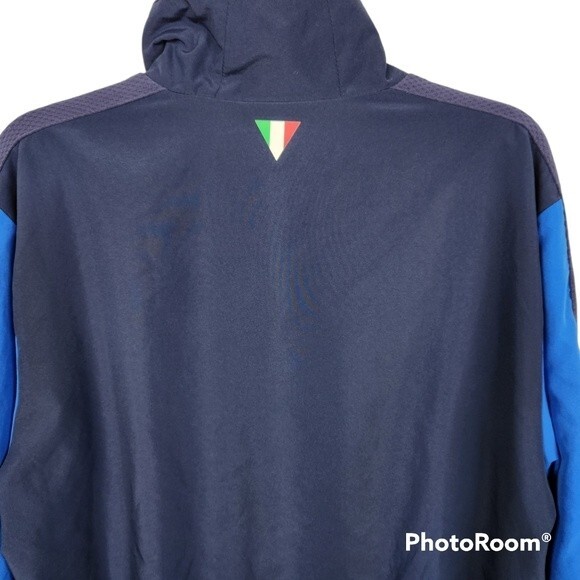 Puma Mens Italia Spellout Full Zip Track Jacket Size Small - Picture 4 of 8